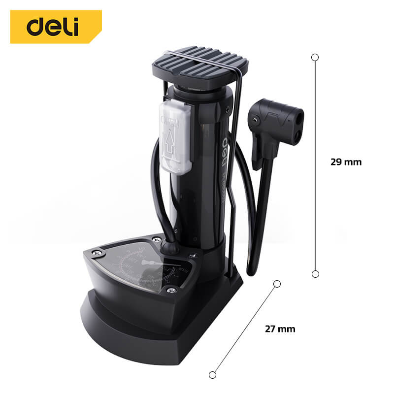 เครื่องสูบลม DELI EDL880003-BK-01 80PSI สีดำ